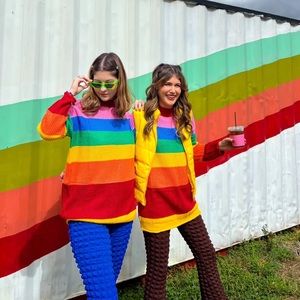 Rainbow Trendy Sweater